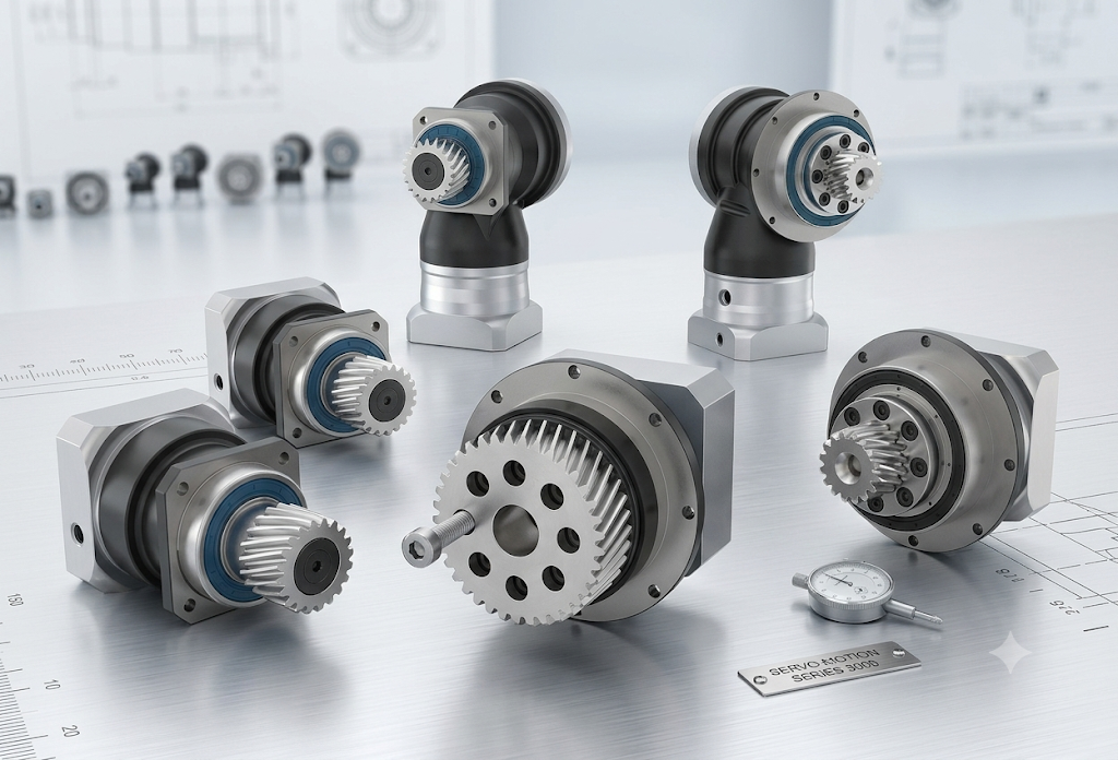 Konfigurasi Pemasangan Gearbox Tugas Berat Neugart