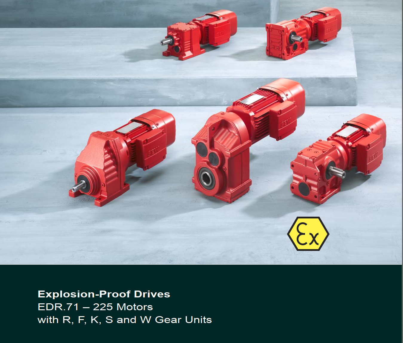 موتورگیربکس‌ها و گیربکس‌های صنعتی SEW Eurodrive سری DRN IE3