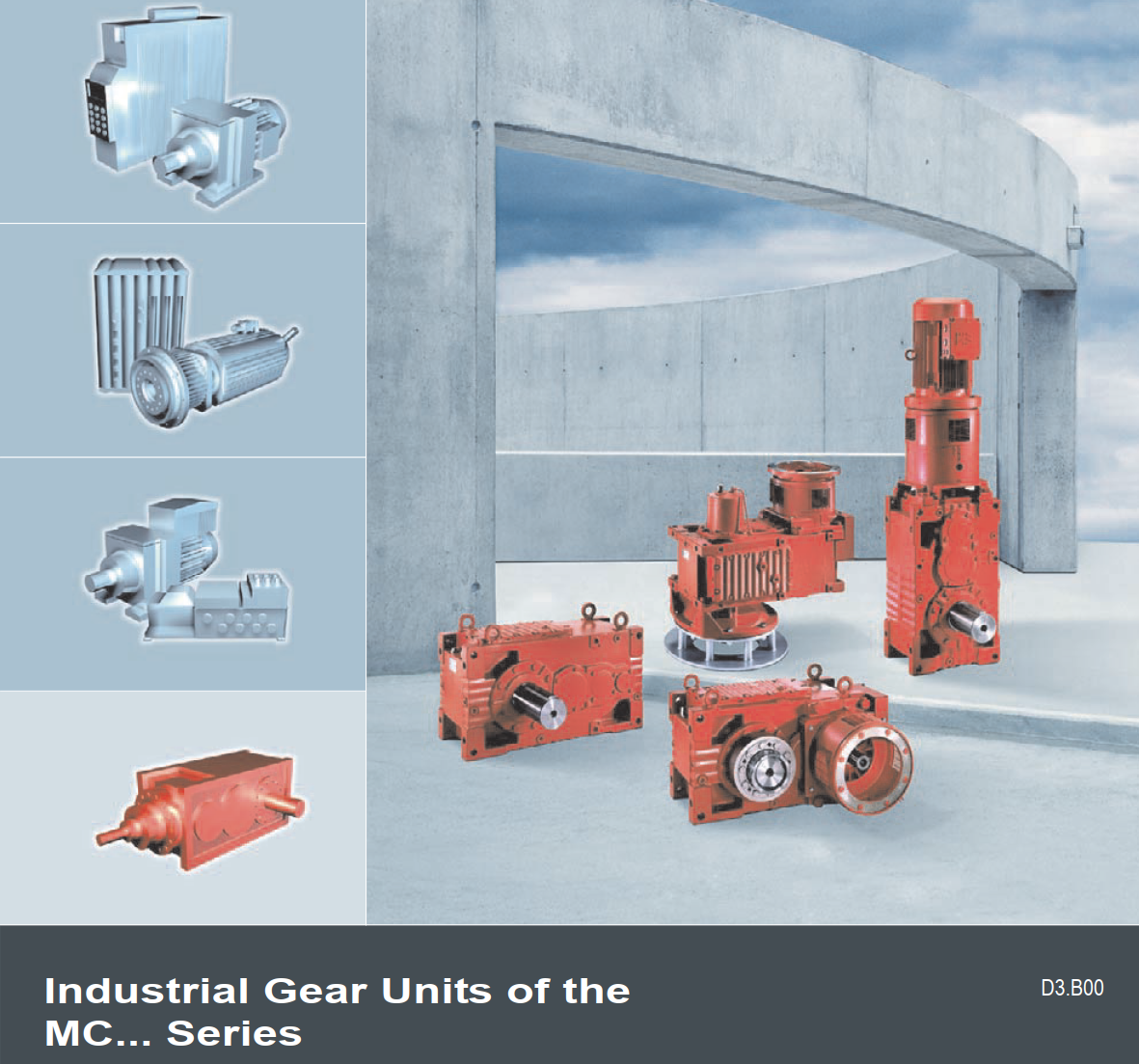 موتورگیربکس‌ها و گیربکس‌های صنعتی SEW Eurodrive سری DRN IE3
