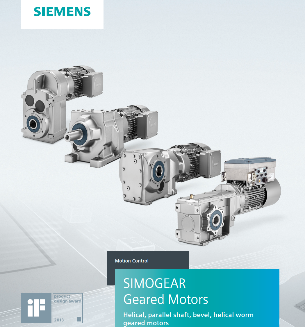 SIEMENS SIMOGEAR Geared Motors Series